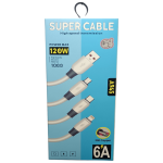 کابل شارژ تایپ سی Super Cable 120W مدل A945
